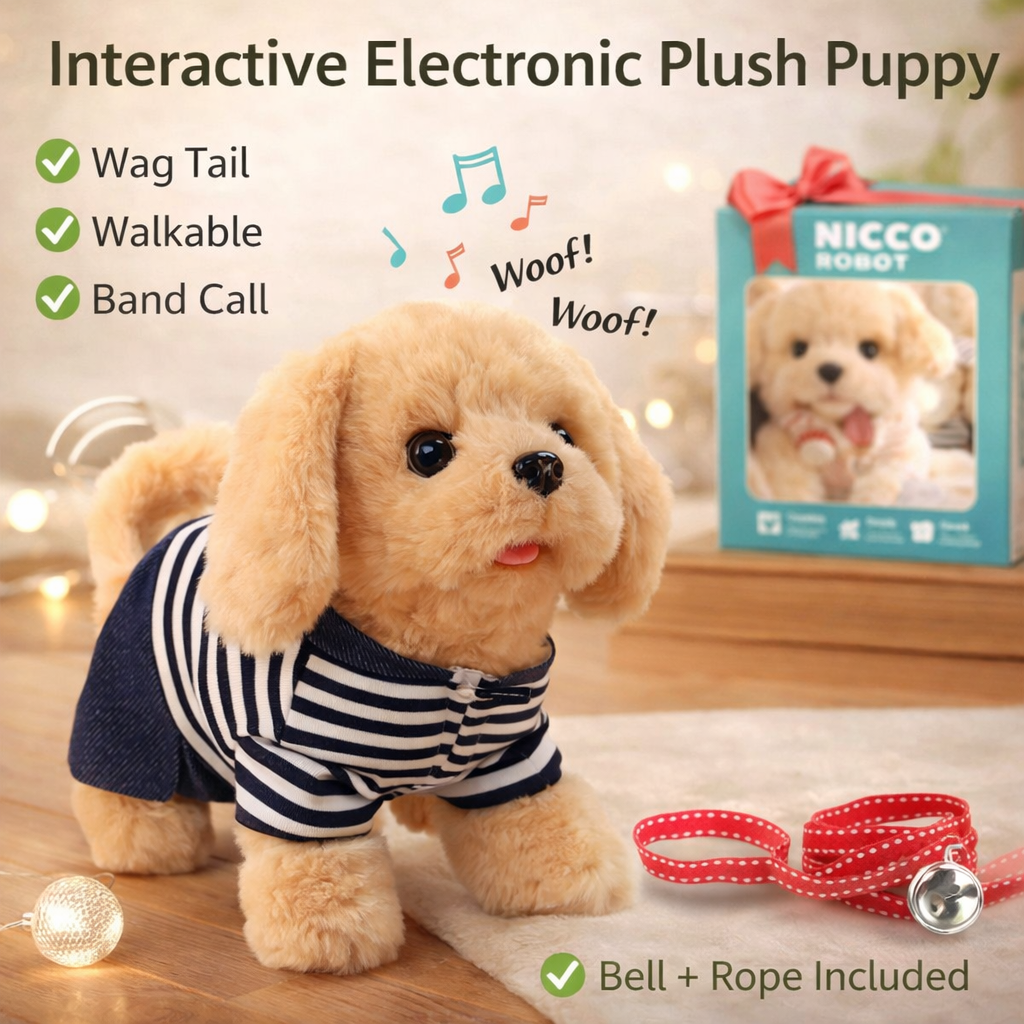 PawBuddy™ Plush Puppy AI - Interactive Toys