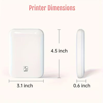 PP03 Color Mini Photo Printer | MT53 Pocket Photo Color Printer
