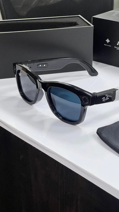 Smart Goggles with AI Camera, Voice Assistant & Built-In Music Playback
