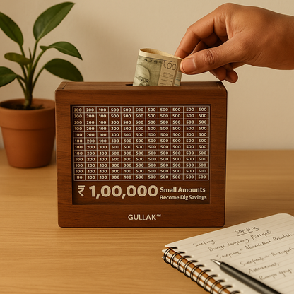 Gullak™ Wooden Piggy Bank