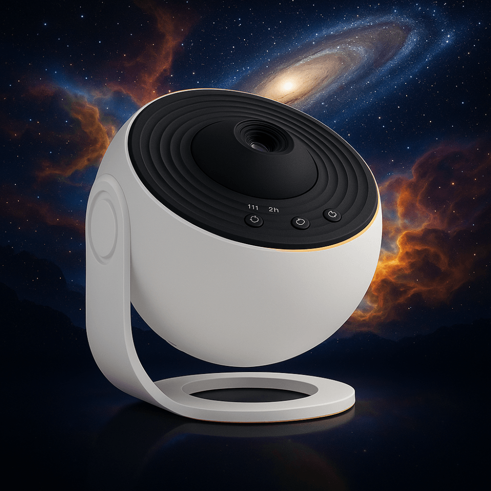 4K Galaxy Projector Bluetooth Speaker, 360° Rotation