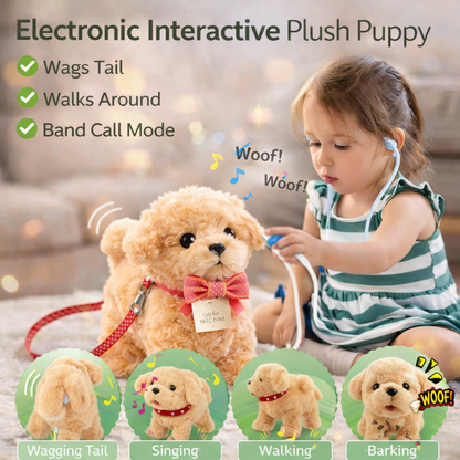 PawBuddy™ Plush Puppy AI - Interactive Toys