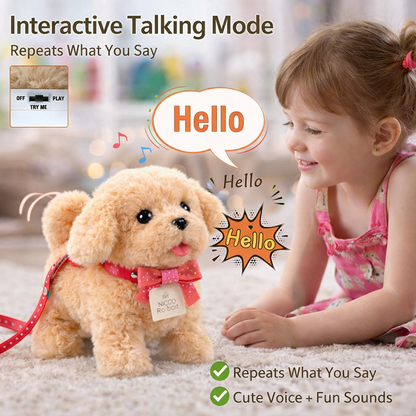 PawBuddy™ Plush Puppy AI - Interactive Toys
