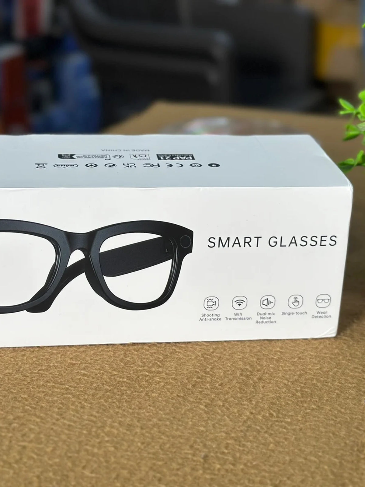 AI Smart Glasses with 8MP Camera, Music & Bluetooth Calling