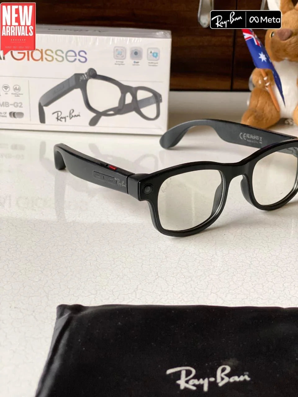 AI-Powered Smart Camera Glasses — Gen3 (3-Lens Model)