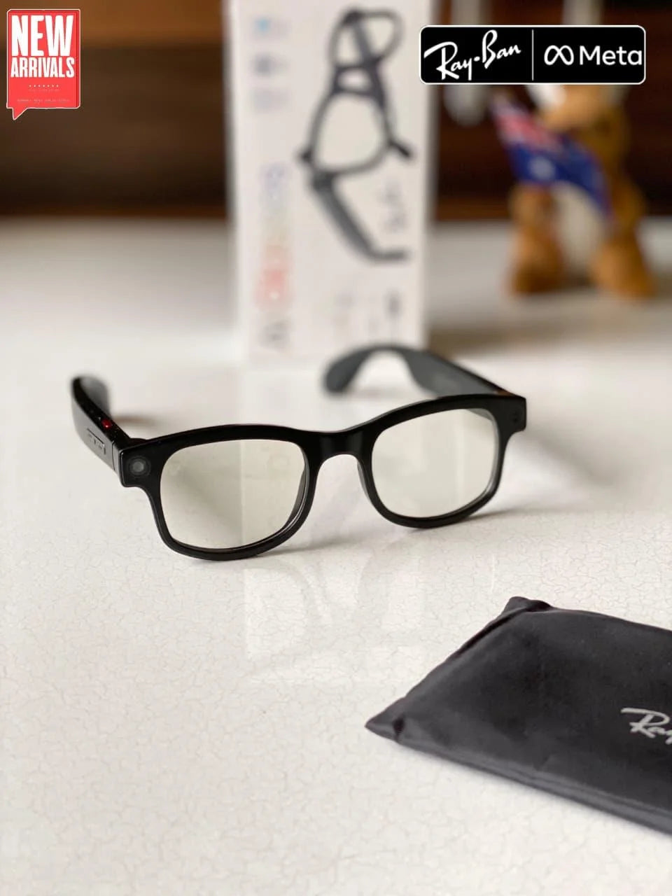 AI-Powered Smart Camera Glasses — Gen3 (3-Lens Model)