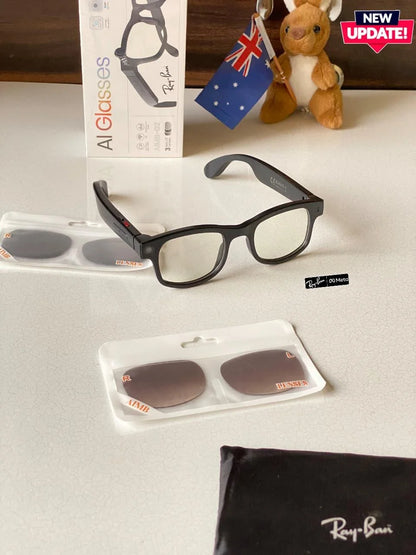 AI-Powered Smart Camera Glasses — Gen3 (3-Lens Model)