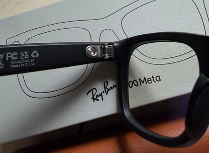 Premium Smart Glasses with AI Camera & Bluetooth Audio (Meta-Style Design)