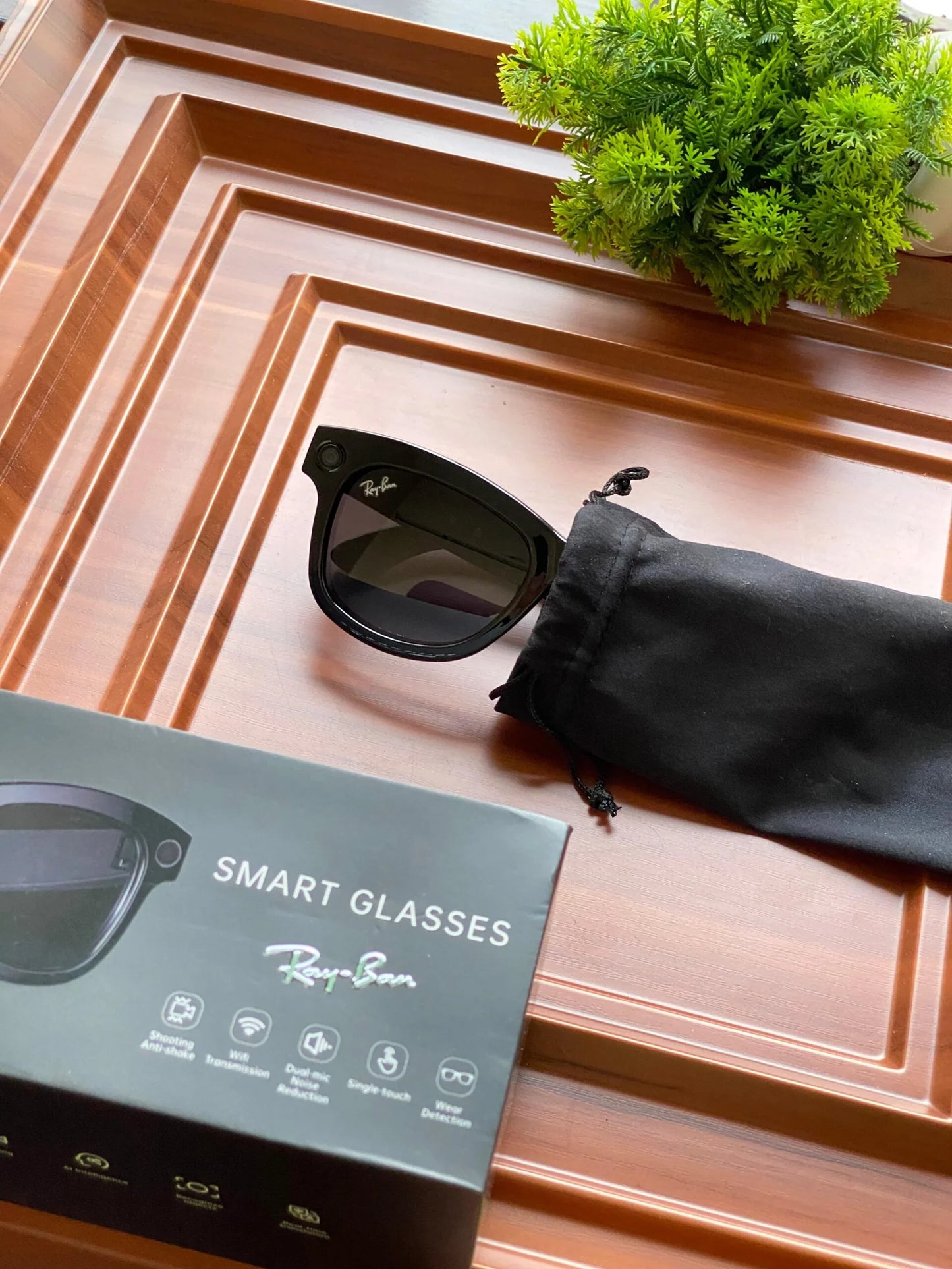 Smart Goggles with AI Camera, Voice Assistant & Built-In Music Playback