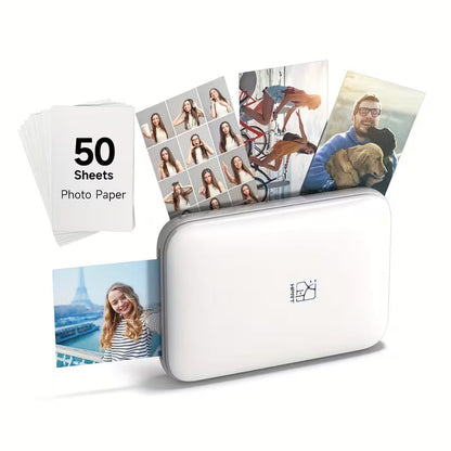 PP03 Color Mini Photo Printer | MT53 Pocket Photo Color Printer