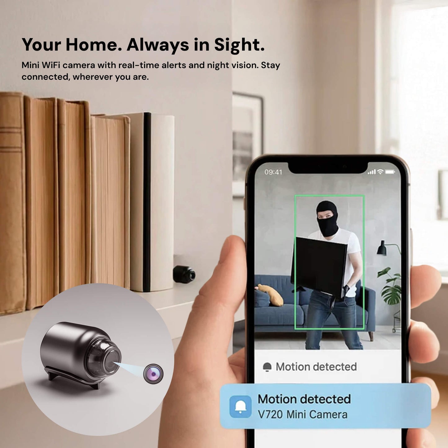 HOCO Wireless WiFi Camera with Audio Monitoring
